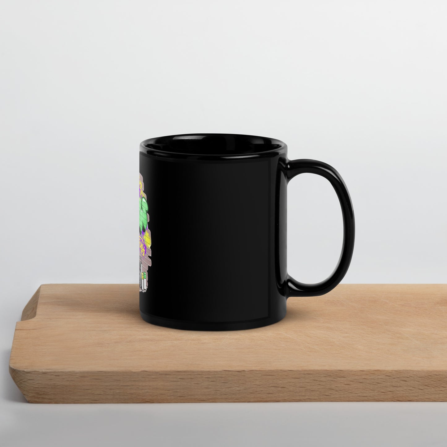 Cookie Wear Big Bird Black Glossy Mug