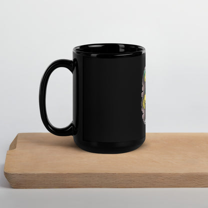 Cookie Wear Big Bird Black Glossy Mug