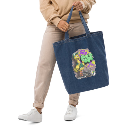 Cookie Wear Big Bird Organic denim tote bag