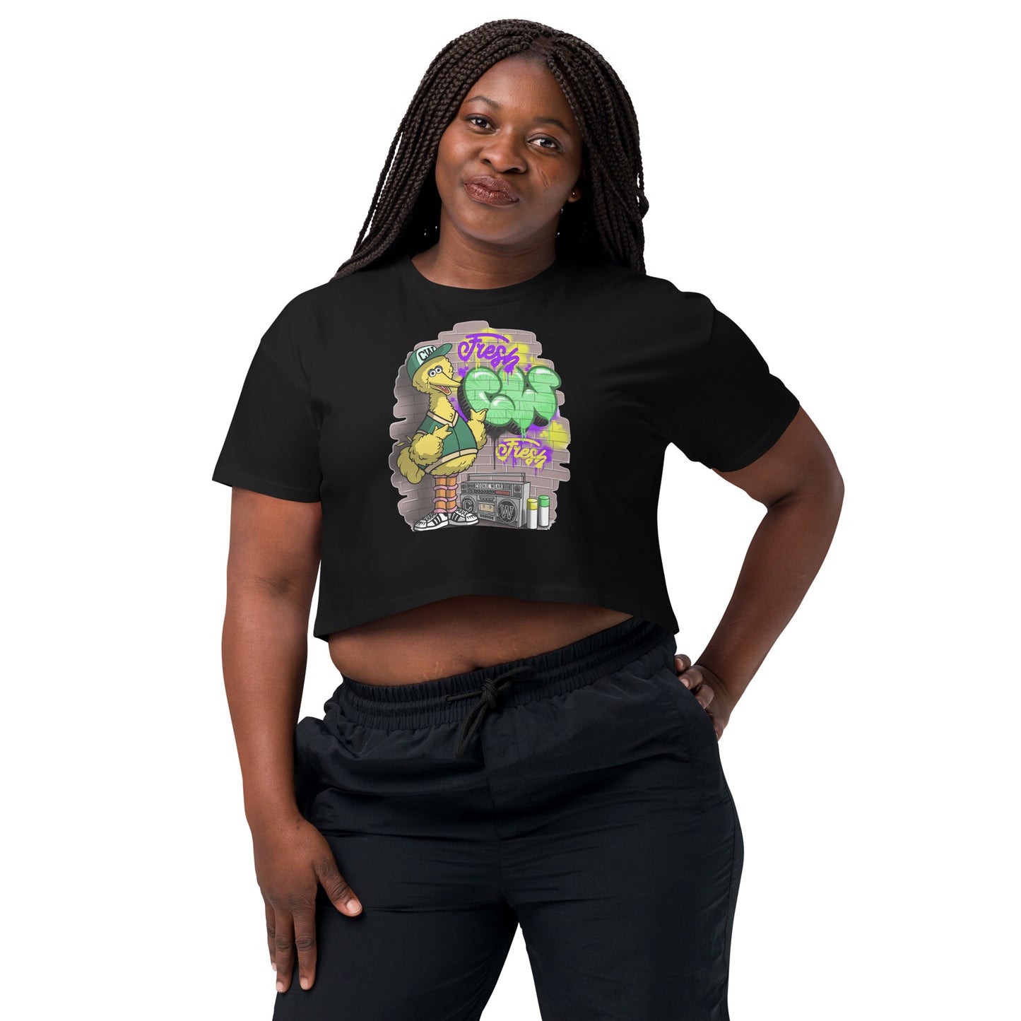 Cookie Wear Big Bird Women’s crop top